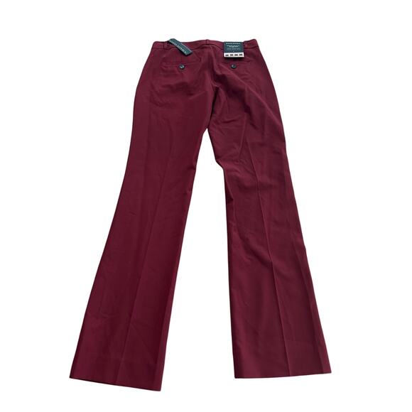 NWT Banana Republic Women's Red Italian Wool Classic Logan Trouser Pants Size 2 - Picture 2 of 7